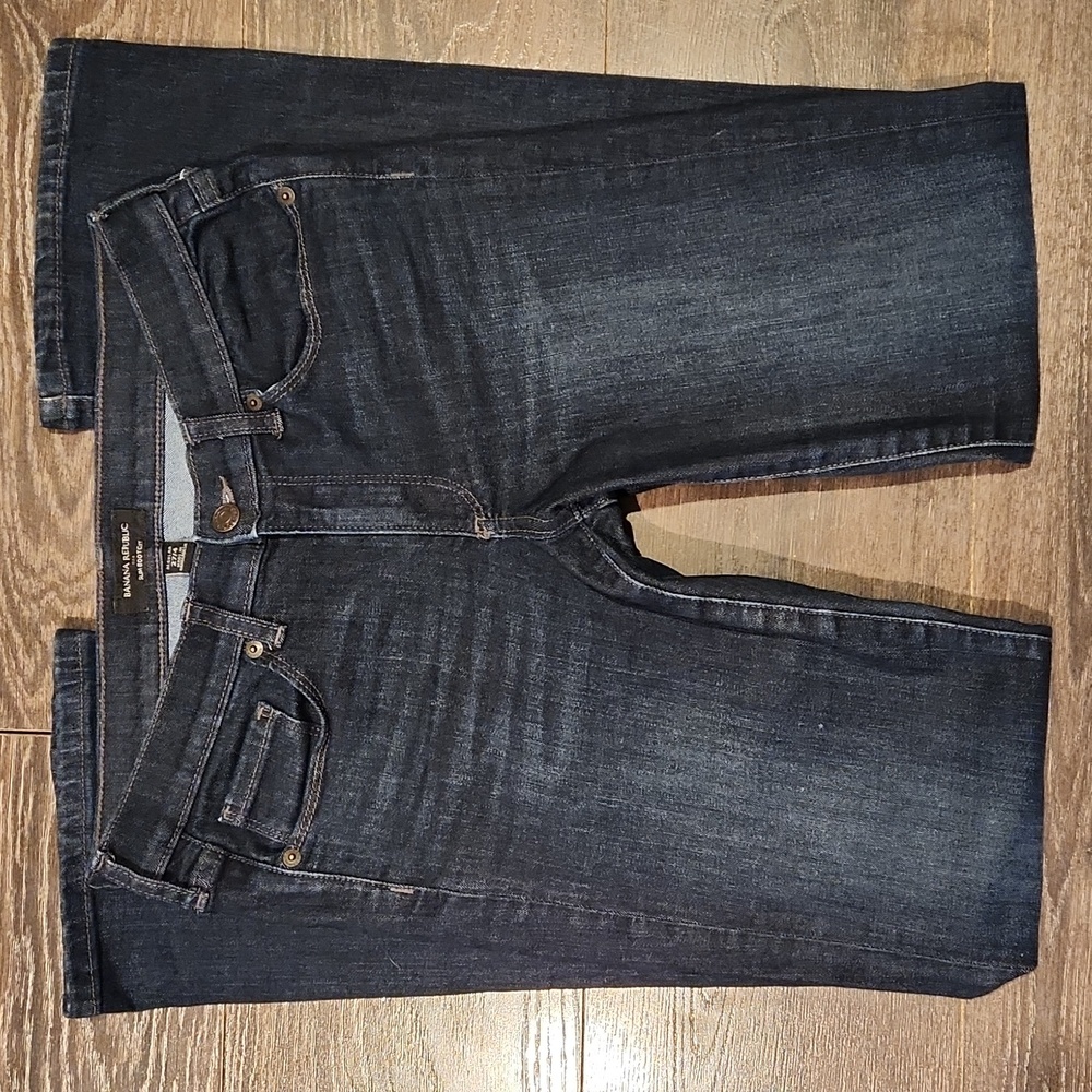 Banana Republic Women's Dark Blue Boot Cut Jeans